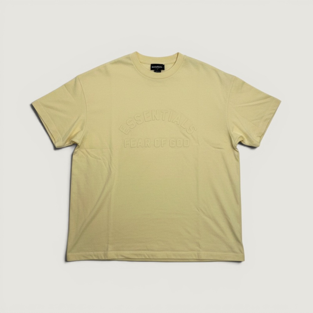 Fear of God Essentials Yellow Boxy T Shirt XXS